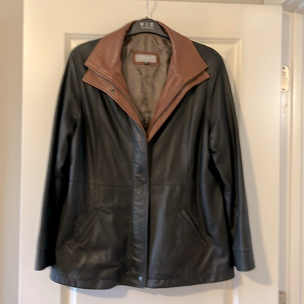 Leather Blazer by Remy
